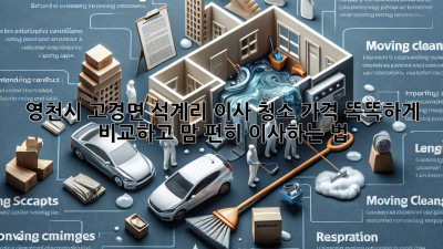 ✨ 영천시 고경면 석계리 이사 청소 가격, 똑똑하게 비교하고 맘 편히 이사하는 법! 🏡